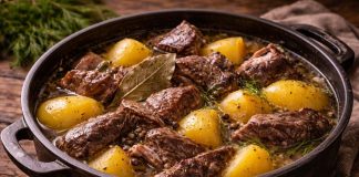 Тушёная дичь с картофелем по-югорски в домашних условиях (Ханты-Мансийский автономный округ — Югра)