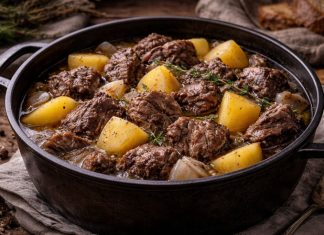 Тушёная оленина с картофелем по-северному (Ненецкий автономный округ)