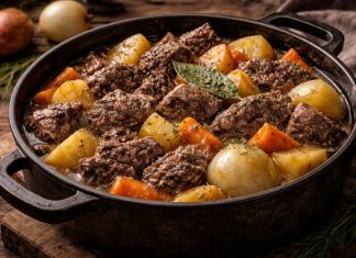 Тушёная оленина с корнеплодами по-ямальски в домашних условиях (Ямало-Ненецкий автономный округ)