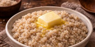 Ячневая каша с маслом по-якутски в домашних условиях (Республика Саха (Якутия))