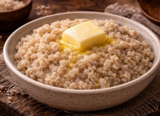 Ячневая каша с маслом по-якутски в домашних условиях (Республика Саха (Якутия))