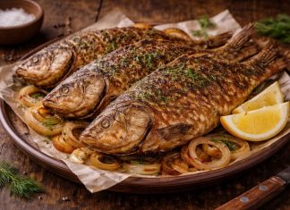 Жареный карась по-амурски в домашних условиях