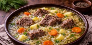 Капустный суп с говядиной по-дальневосточному в домашних условиях (Еврейская автономная область) Капустный суп с говядиной по-дальневосточному в домашних условиях (Еврейская автономная область)