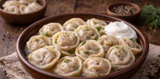 Пельмени с говядиной и луком по-амурски в домашних условиях