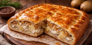 Рыбный пирог с речной рыбой по-амурски в домашних условиях