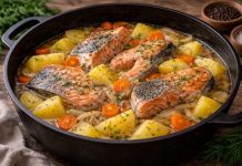 Картофель с рыбой в казане по-камчатски в домашних условиях