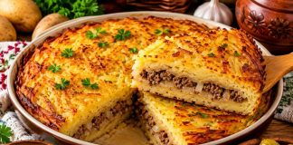 Картофельная бабка с мясом в домашних условиях (Тамбовская область) Картофельная бабка с мясом в домашних условиях (Тамбовская область)
