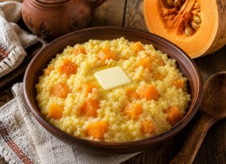 Пшённая каша с тыквой в домашних условиях (Рязанская область)