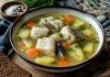Рыбный суп из трески в домашних условиях (Магаданская область)