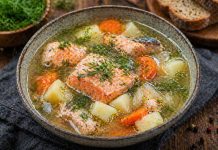 Уха из красной рыбы в домашних условиях (Сахалинская область)