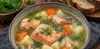 Уха из красной рыбы в домашних условиях (Сахалинская область)
