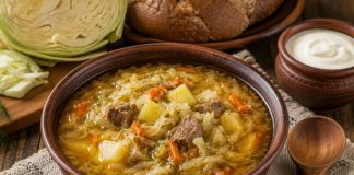 Щи из свежей капусты в домашних условиях (Рязанская область)