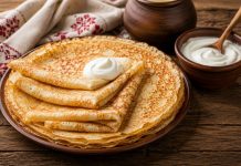 Домашние блины со сметаной в домашних условиях (Орловская область)