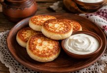 Домашние сырники со сметаной в домашних условиях (Тамбовская область)