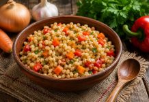 Перловая каша с овощами в домашних условиях (Орловская область)