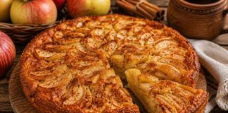Пирог с яблоками и корицей в домашних условиях (Орловская область)