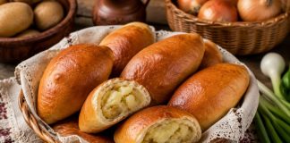 Пирожки с картофелем и луком в домашних условиях (Тамбовская область) Пирожки с картофелем и луком в домашних условиях (Тамбовская область)