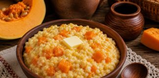 Пшённая каша с тыквой в домашних условиях (Орловская область)