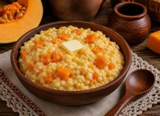 Пшённая каша с тыквой в домашних условиях (Орловская область)