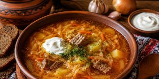 Щи с квашеной капустой в домашних условиях (Тамбовская область)
