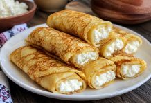 Блины с творогом в домашних условиях (Владимирская область)