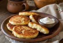 Домашние сырники со сметаной в домашних условиях (Брянская область)