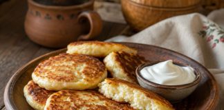 Домашние сырники со сметаной в домашних условиях (Брянская область) Домашние сырники со сметаной в домашних условиях (Брянская область)