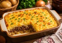 Картофельная запеканка с мясом в домашних условиях (Брянская область)