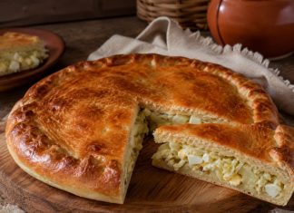 Пирог с капустой и яйцом в домашних условиях (Брянская область)