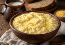 Пшённая каша на молоке в домашних условиях (Брянская область)