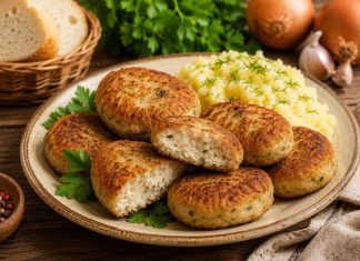 Рыбные котлеты из речной рыбы в домашних условиях (Орловская область)