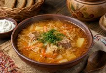 Щи с квашеной капустой в домашних условиях (Владимирская область)